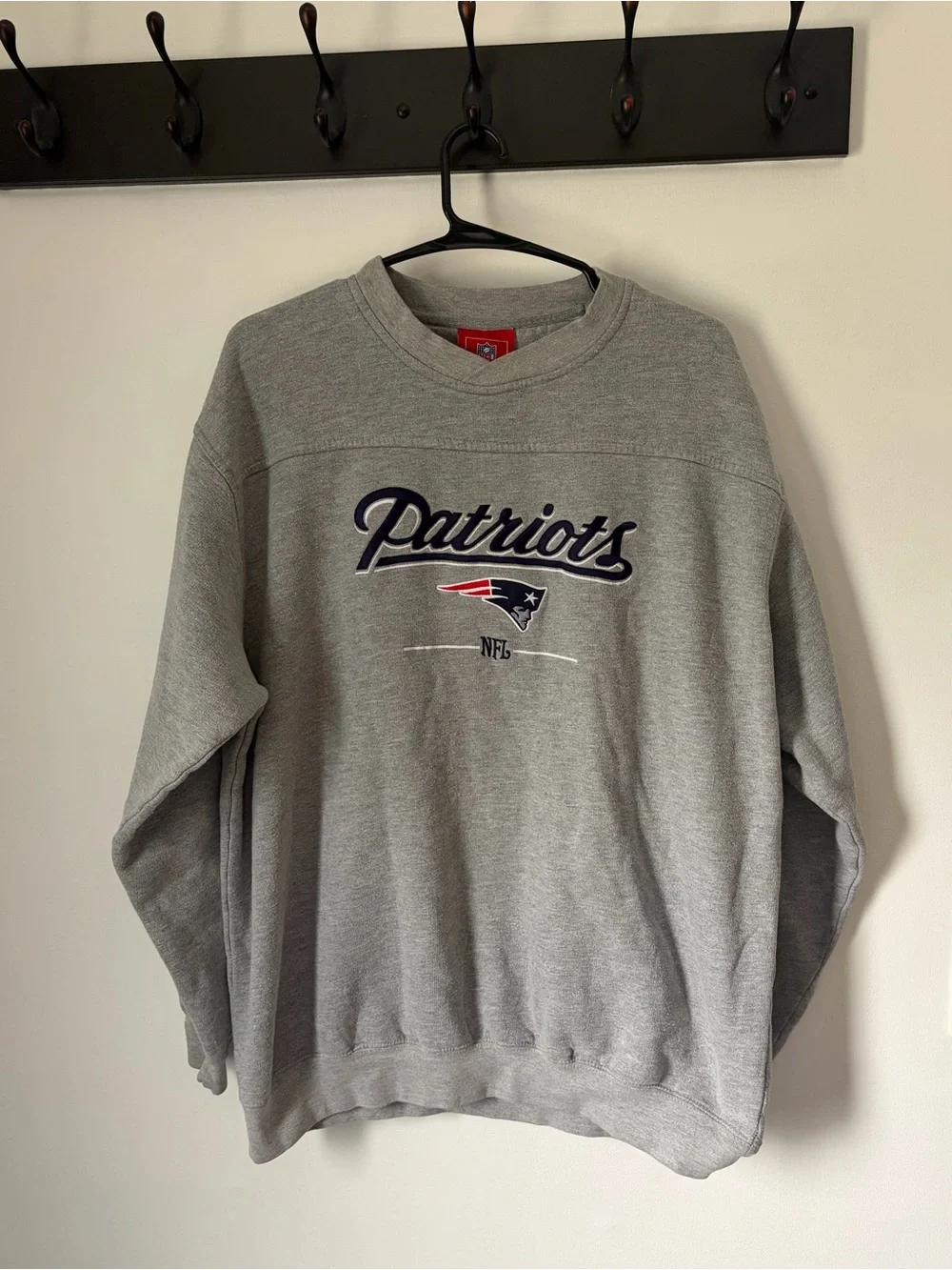 Vintage New England patriots gray crewneck nfl sweater